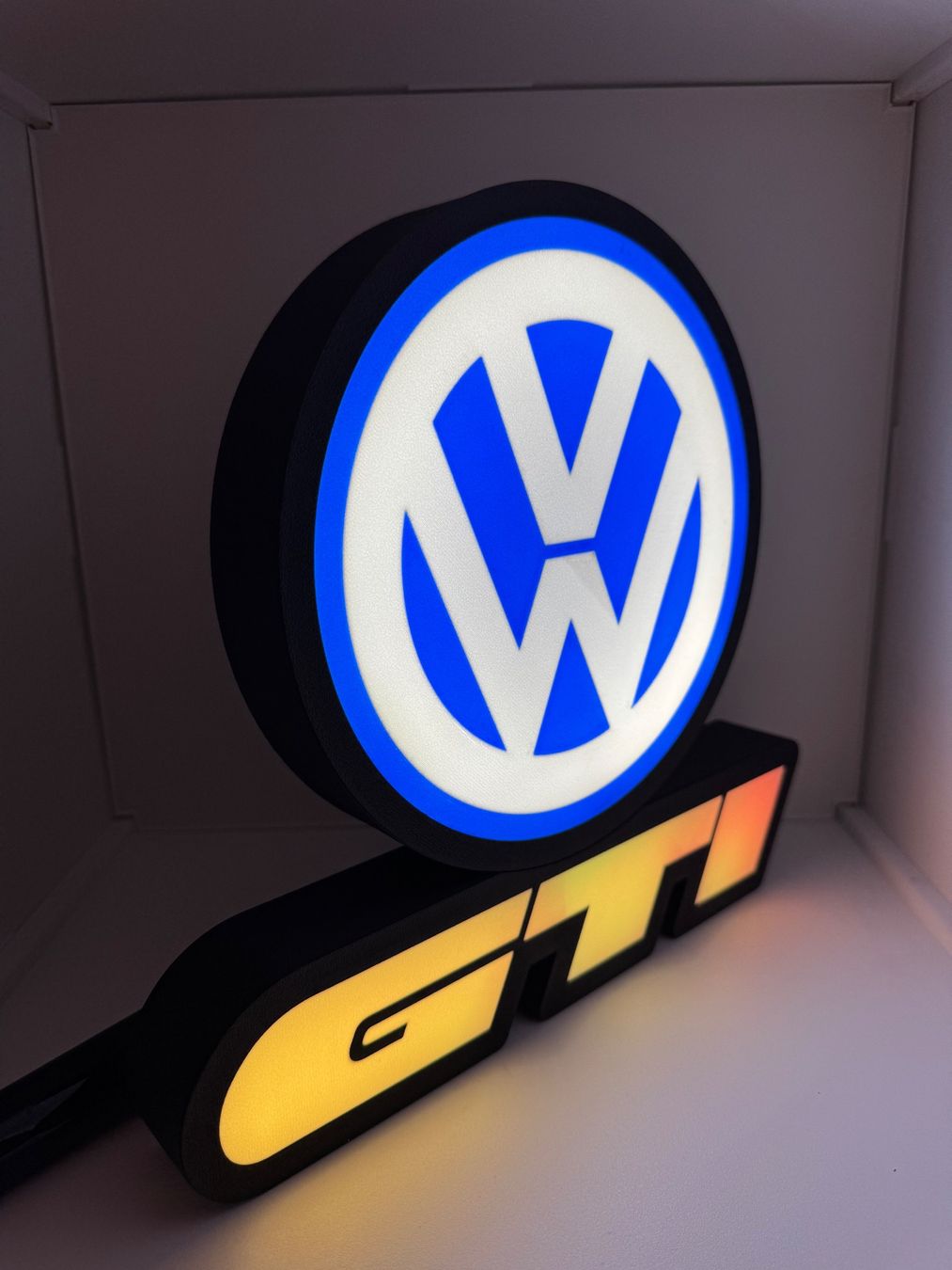 Lampen: Lightbox lumière led VW GTI RGB – Neu (gemäss Beschreibung) aus Vicques von PAMB3D 8