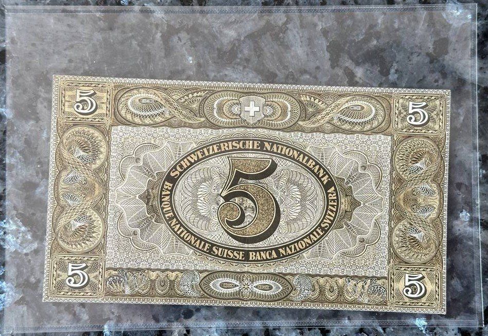 Banconote: Schweizer 5-Franken-Note von 1952 - Seltene Banknote! – Nuovo (secondo la descrizione) da Beringen venduto da Mantafisch1