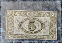 Schweizer 5-Franken-Note von 1952 - Seltene Banknote!