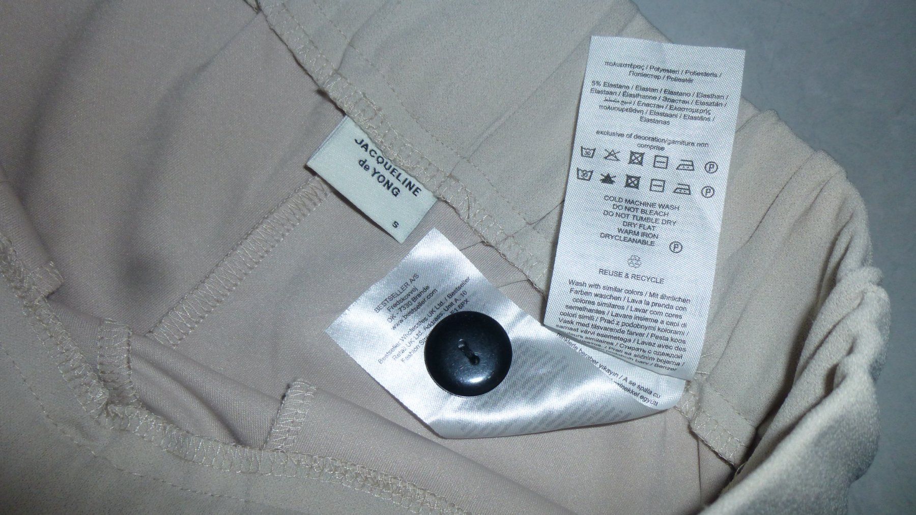 Pantaloni: elegante JDY-Damenhose beige / S – Usato da Triengen venduto da misterpicknicker 1