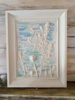 Botanisches Gipsrelief, 14x19cm