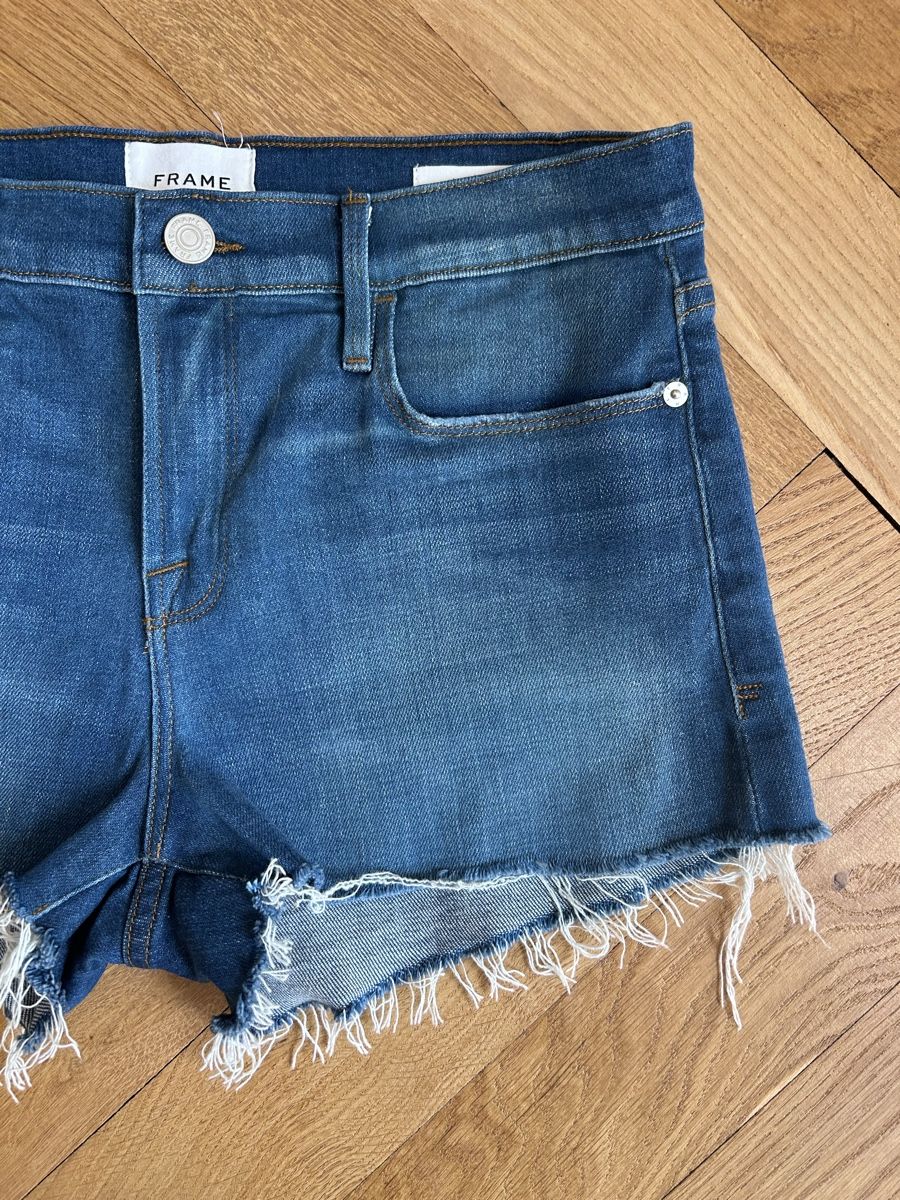 Jeans: Short en jean Frame 28 neuf – Nuovo (secondo la descrizione) da Genève venduto da Sarahchge 2