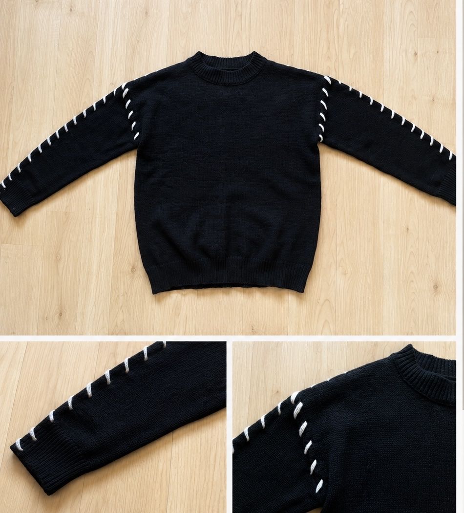 Pullover & Sweatshirts: Éclipse Noir – Signature Knit Sweater Pullover Schwarz – Gebraucht aus Kaiseraugst von ver_9hjr 1