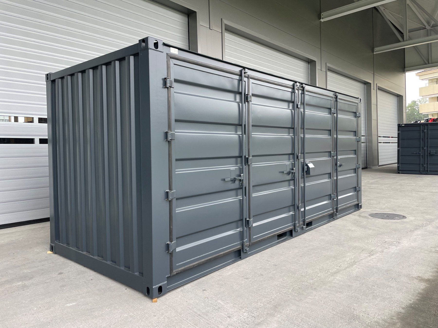 Contenitori edile: 20' Lagercontainer Open Side, Seecontainer, Event, Lounge! – Usato da Kradolf venduto da BKSAG 2