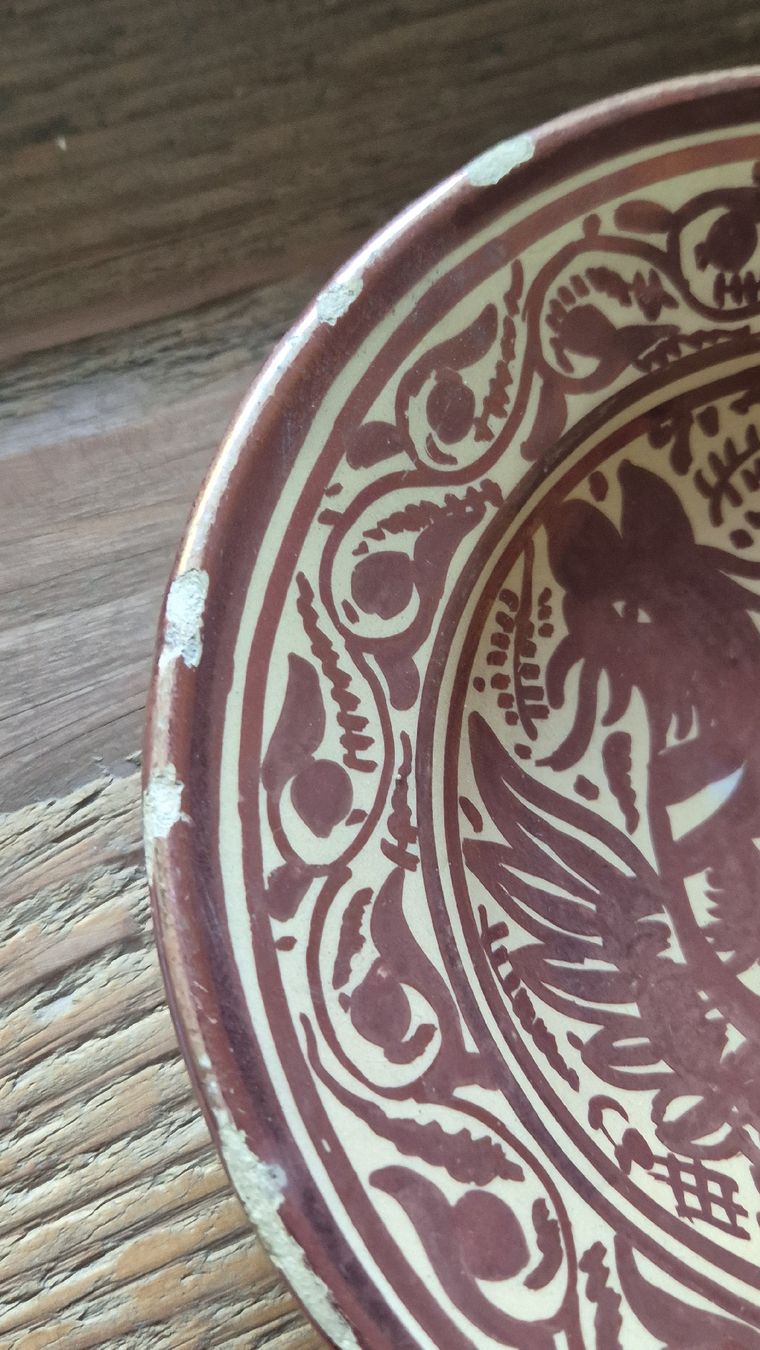 Assiettes: assiette hispano mauresque  – D'occasion à Mervelier par marbre75 3