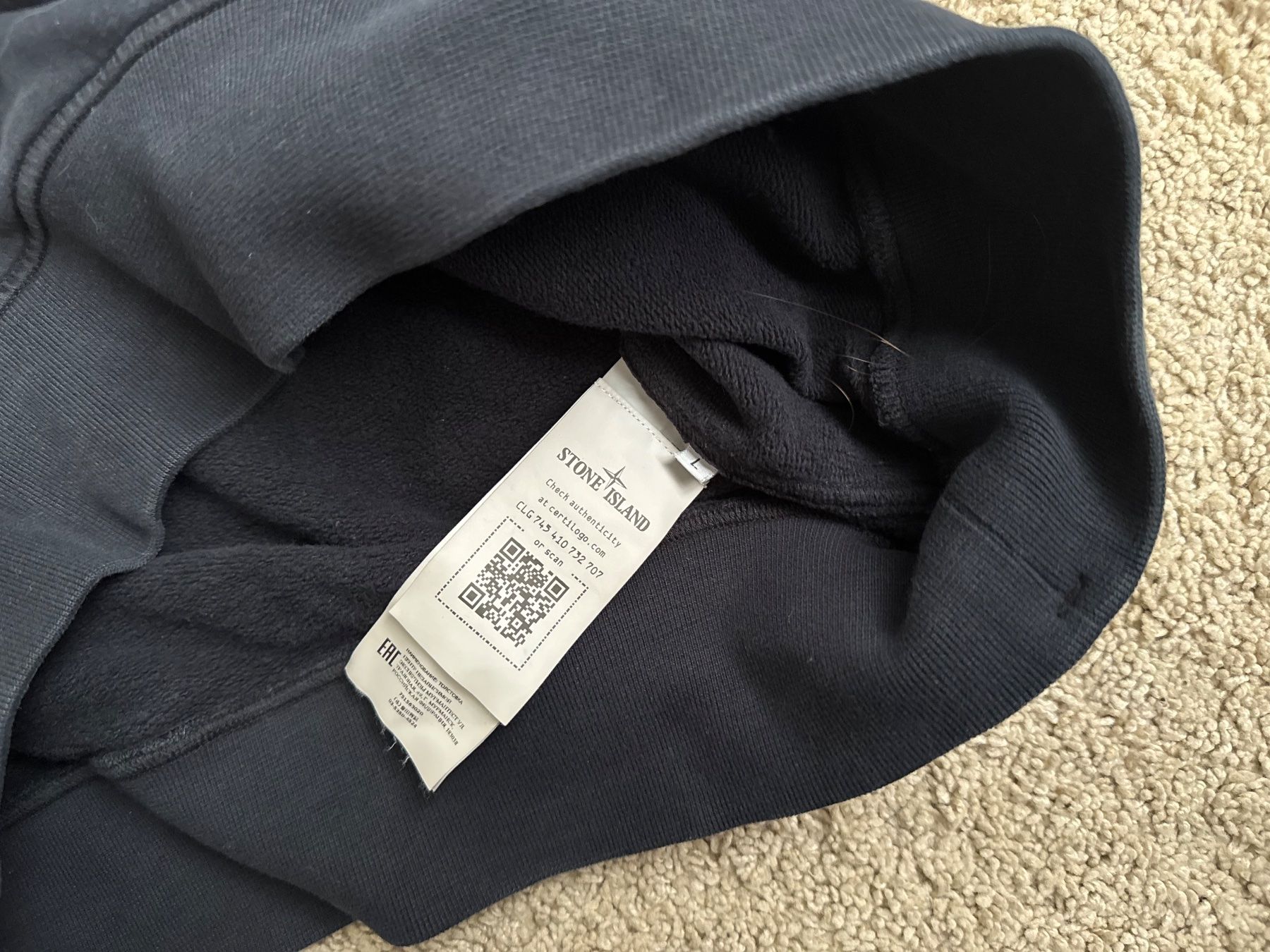 Stone Island Maglioni & Felpe: Stone Island Pullover, Dunkelblau, Gr. L – Usato da Basel venduto da olo..ir 5