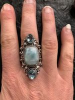 Wunderschöner Ring mit Larimar