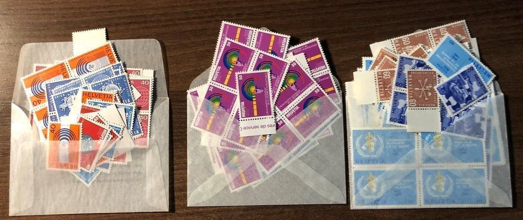 Tutti i francobolli: Genfer ämter ** NOMINALWERT 4185.90 CHF – Nuovo e nell'imballaggio originale da Baar venduto da CryptoShop 1