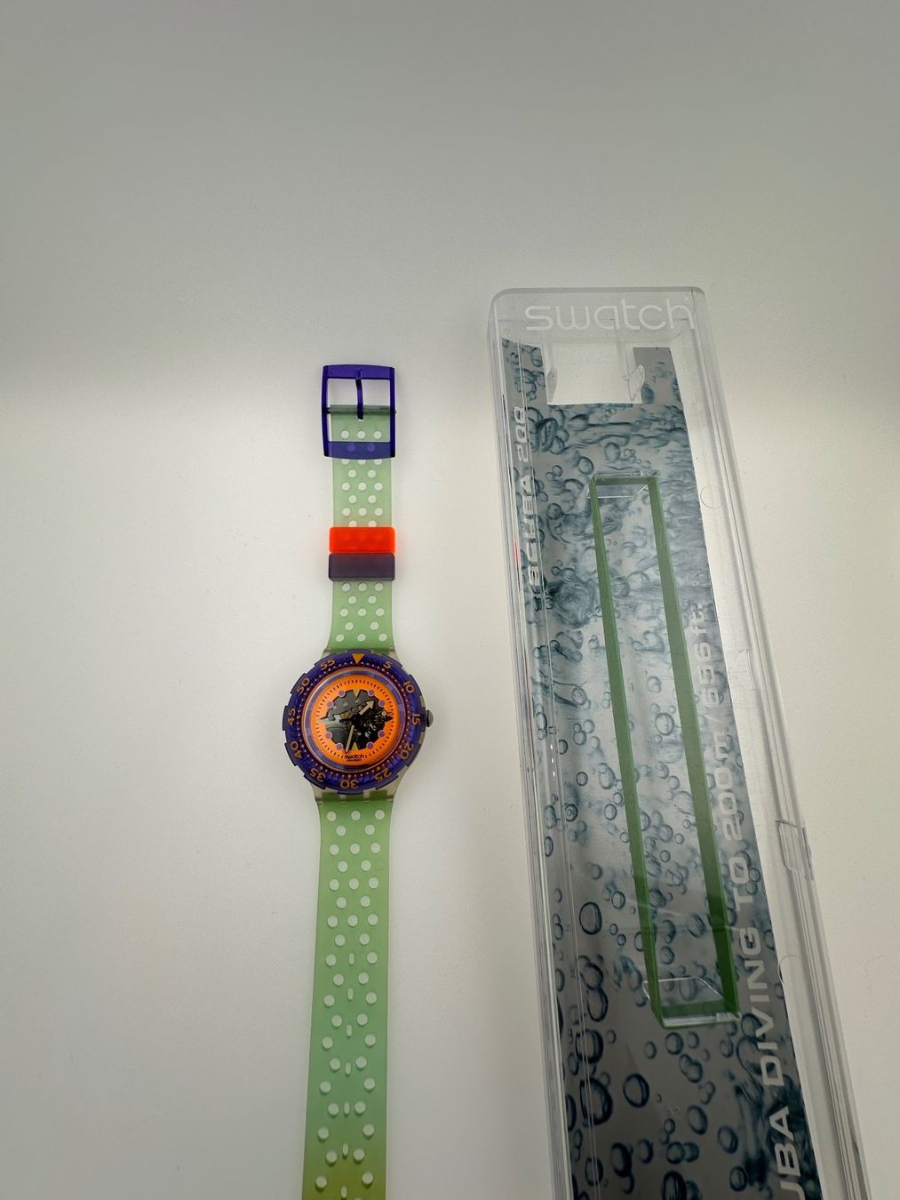Swatch Uhren: Swatch Scuba Hyppocampus Neu 1991 – Neu und originalverpackt aus Bremgarten AG von uhrenshopp