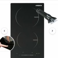 + AREBOS Induktionskochfeld Glaskeramik Kochfeld Kochplatten