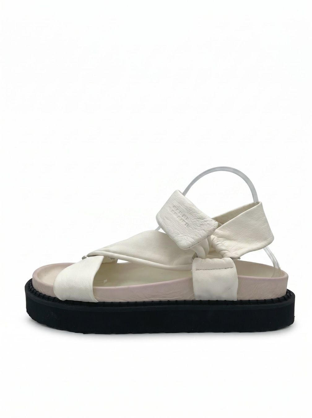 Isabel Marant Scarpe da donna: Isabel Marant Madee Flache Sandale EU 40 Weiss – Usato da Zürich venduto da shoe_shop