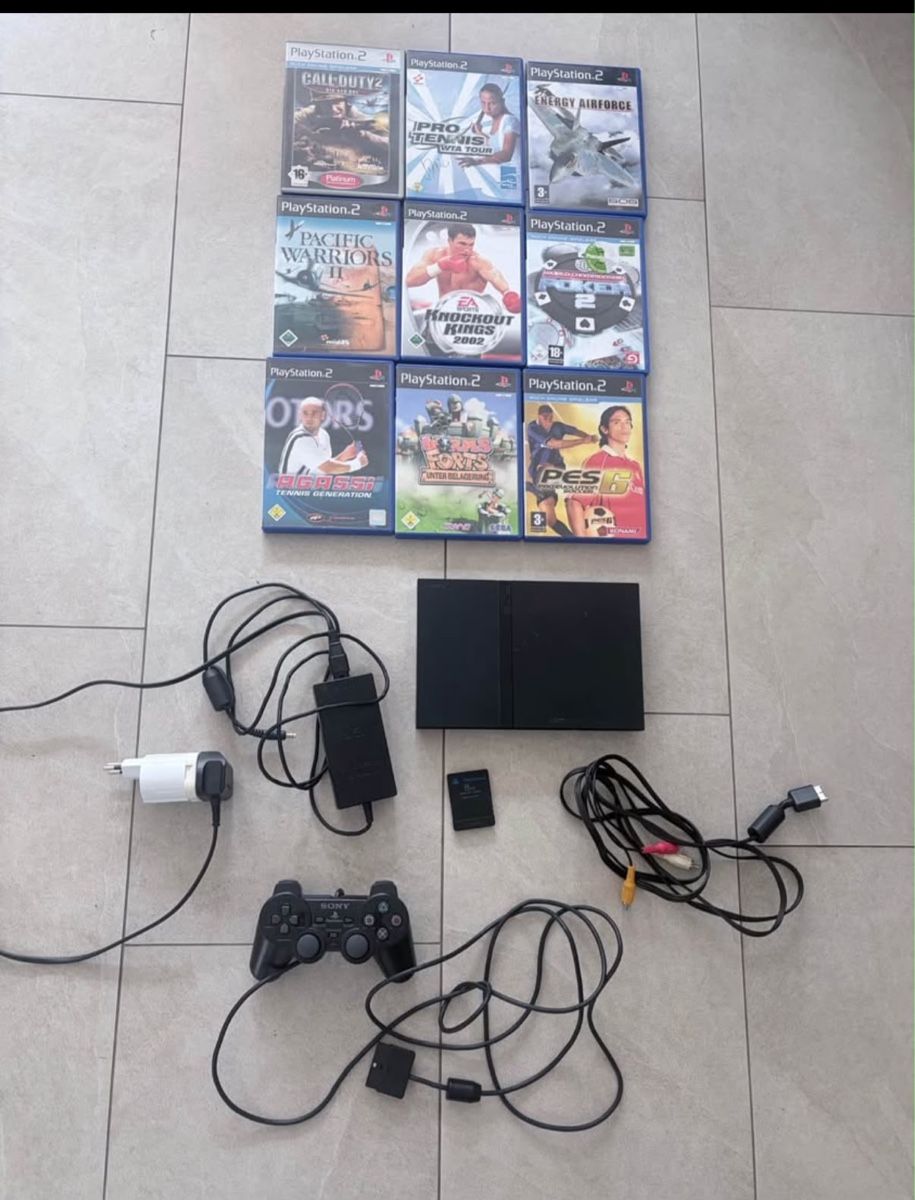 Sony Console: PS2 Konsole mit 9Spiele Games  – Usato da Rüti ZH venduto da Butterfly206cc
