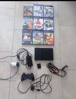 PS2 Konsole mit 9Spiele Games 