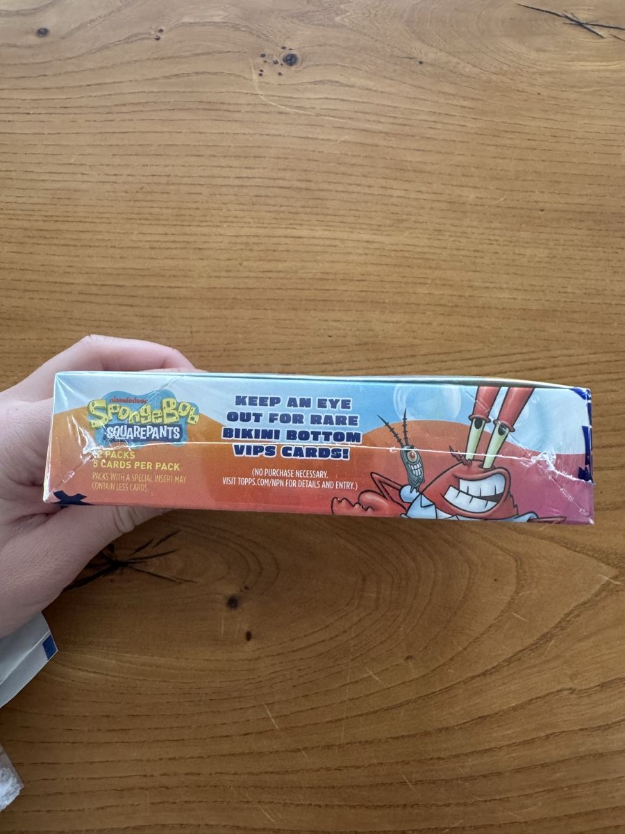 Topps Carte collezionabili: Topps Chrome SpongeBob Hobby Box – Nuovo e nell'imballaggio originale da Altendorf venduto da fivep 2