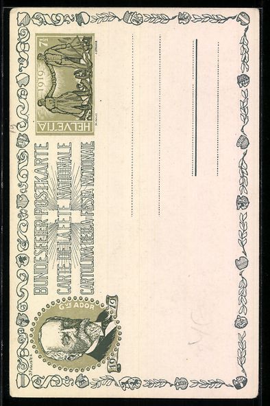 Cartes postales: AK Dichter Gottfried Keller, 1889 – D'occasion à Berlin par bartko-reher 1