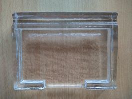 WIESENTHALHÜTTE Vintage Glas-Organizer Briefbeschwerer tesa