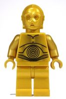 LEGO Star Wars C-3PO - Pearl Gold with Pearl Gold (sw0161a)