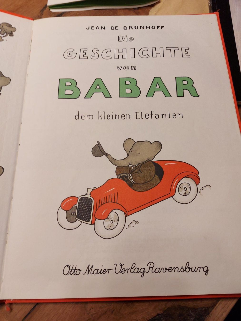 Bücher: Die Geschichte von BABAR, ein Klassiker – Gebraucht aus Schlieren von Norauro 1