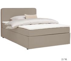 Boxbett 120/200 cm Beige