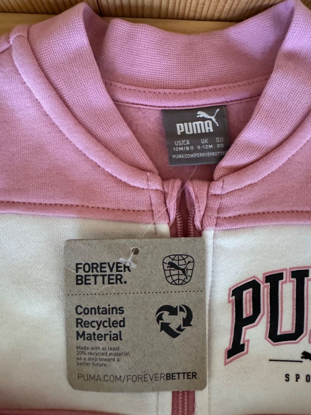 Puma Pantaloni: Puma Kinder Jogginganzug rosa Grösse 80 neu – Nuovo (secondo la descrizione) da Rombach venduto da MarkusJohannes 1