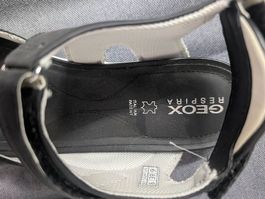 Sandale Geox cuir noir T.39