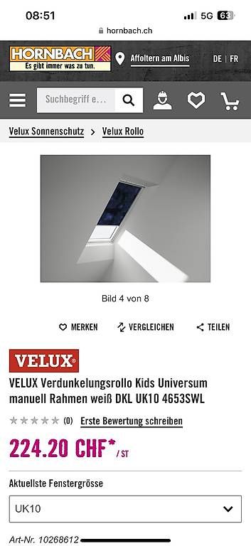 Velux Tende da sole: Velux Verdunkelungsrollo Disney – Nuovo e nell'imballaggio originale da Jona venduto da xweeknd