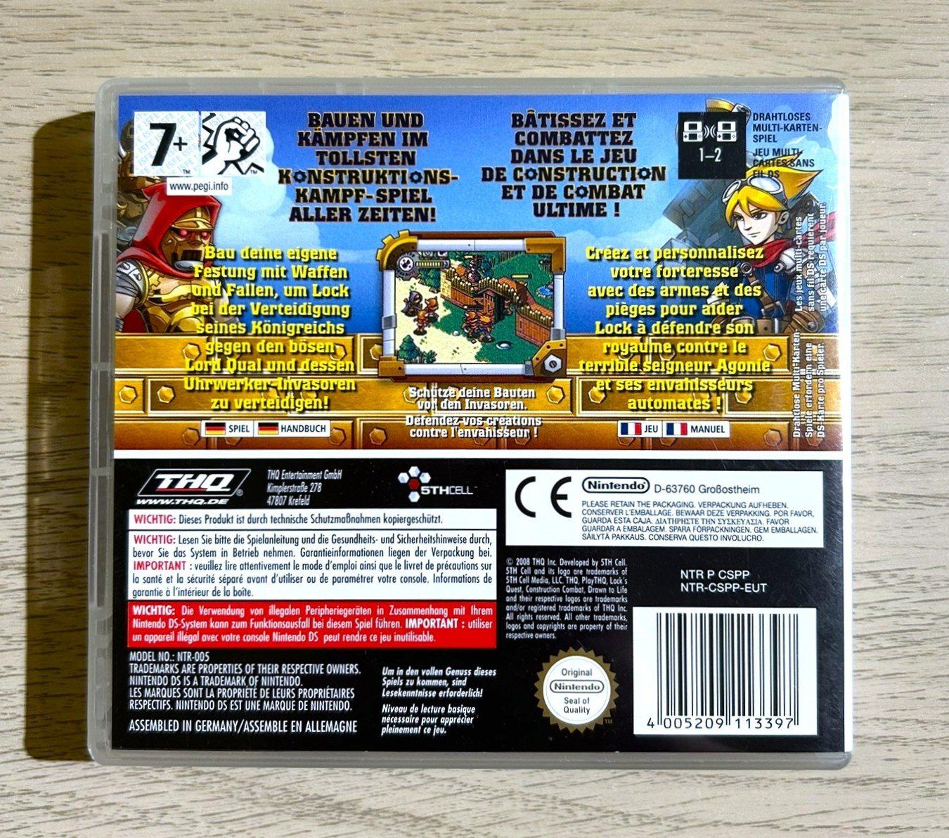 Nintendo Giochi: Lock's Quest Hüter der Welt Nintendo DS – Usato da St. Gallen venduto da Alpine.Arcade 1
