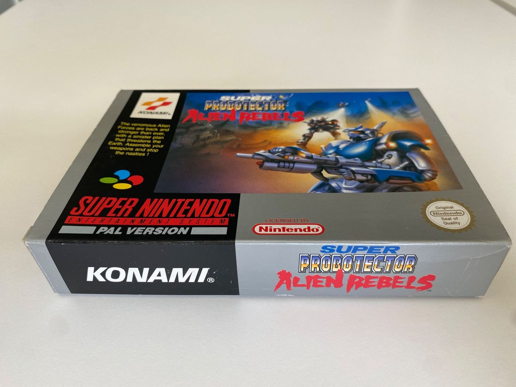 Nintendo Giochi: Super Probotector: Alien Rebels (SNES) - CIB - Amaz. Zustand – Usato da Zürich venduto da GamesCH 1