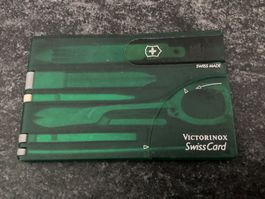 Victorinox SwissCard "GRÜN TRANSPARENT“ Neu!!