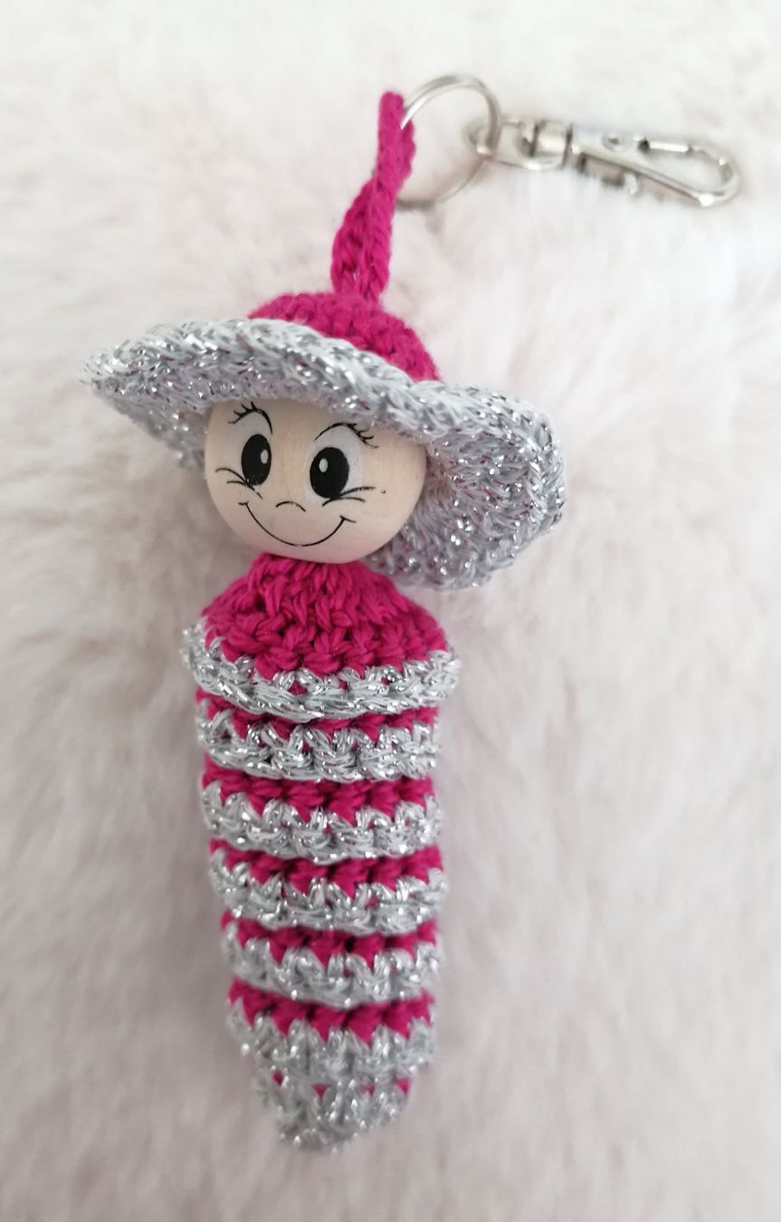 Tutte le decorazioni: Handgemacht Glückswürmchen 6 Stück Pink – Nuovo e nell'imballaggio originale da Rümlang venduto da TRICE67 3