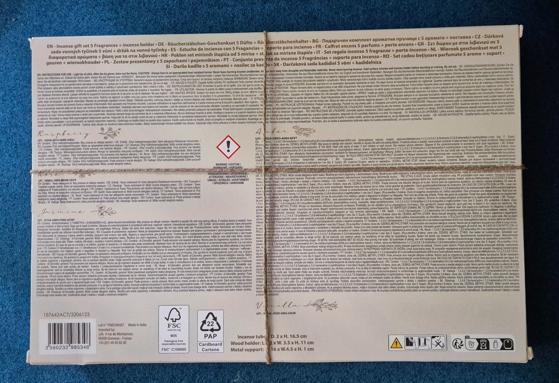 Raumspray: Räucherstäbchen Geschenkset 5 Düfte + Halter neu – Gebraucht aus St. Gallen von Mar_cx6m 1