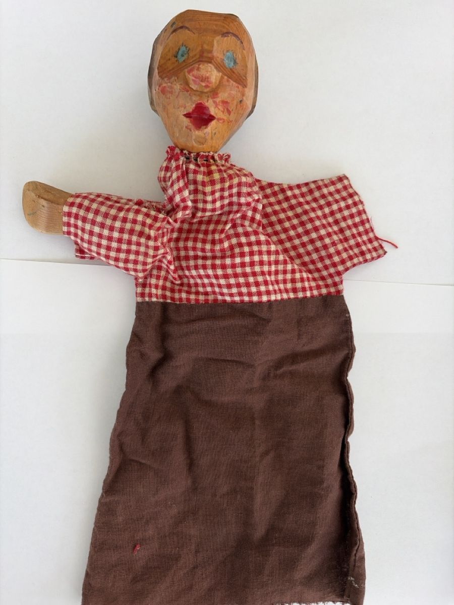 Bambole: Marionnette avec tête sculptée en bois – Usato da Echallens venduto da leo_dk2d