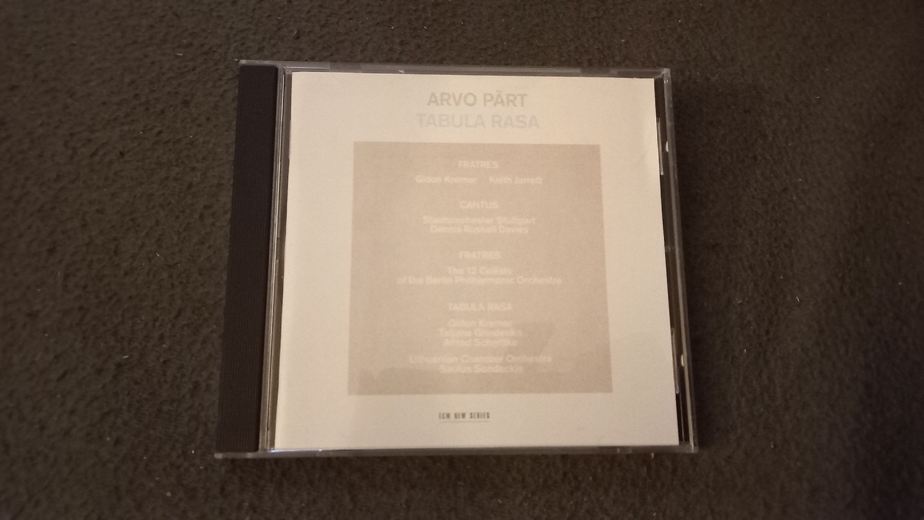 CDs: Arvo Pärt- Tabula Rasa CD  – Gebraucht aus Olten von Donatello1984
