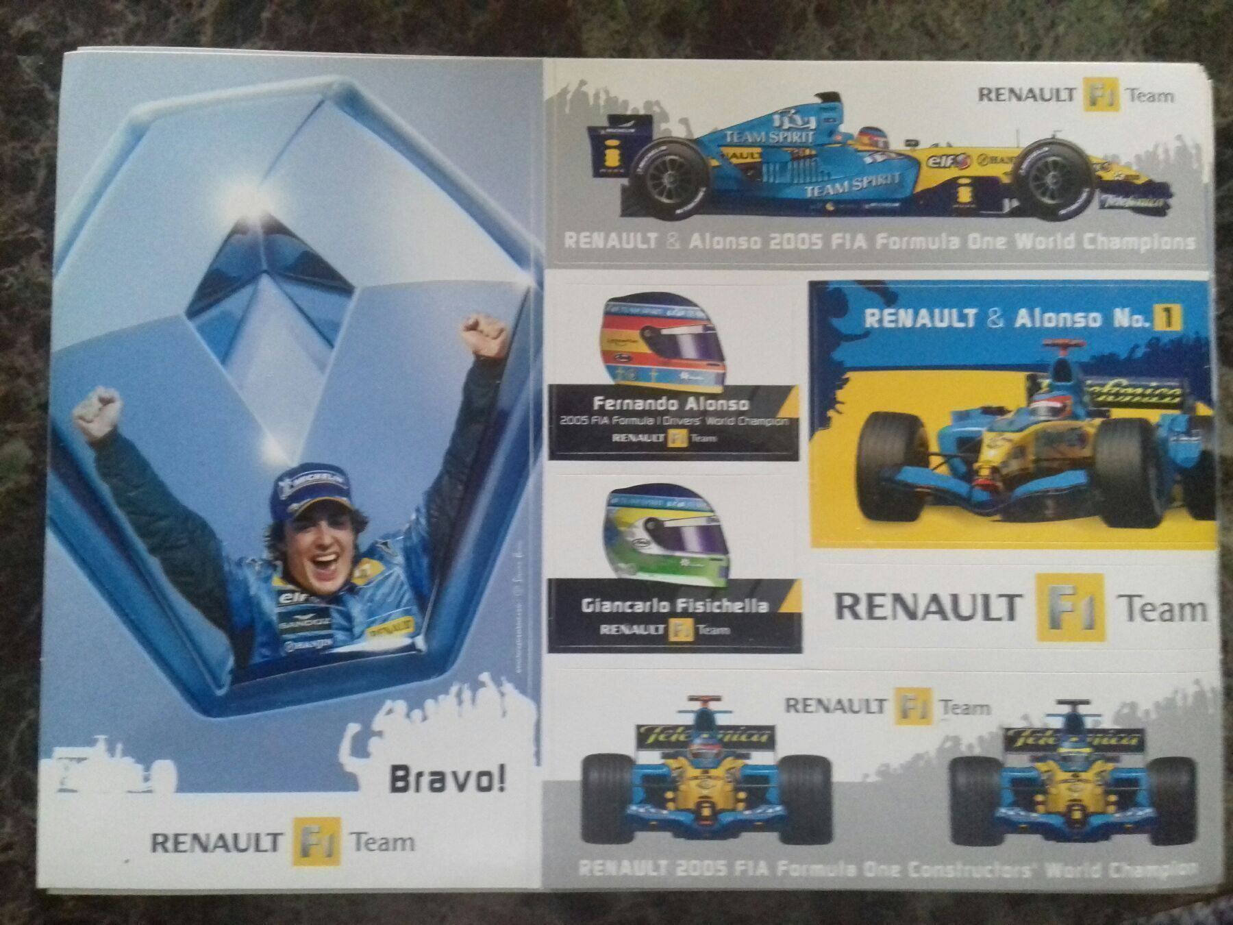 Autocollants: Renault F1 Team 2005 – Neuf avec emballage d'origine à Greifensee par YMCA1943