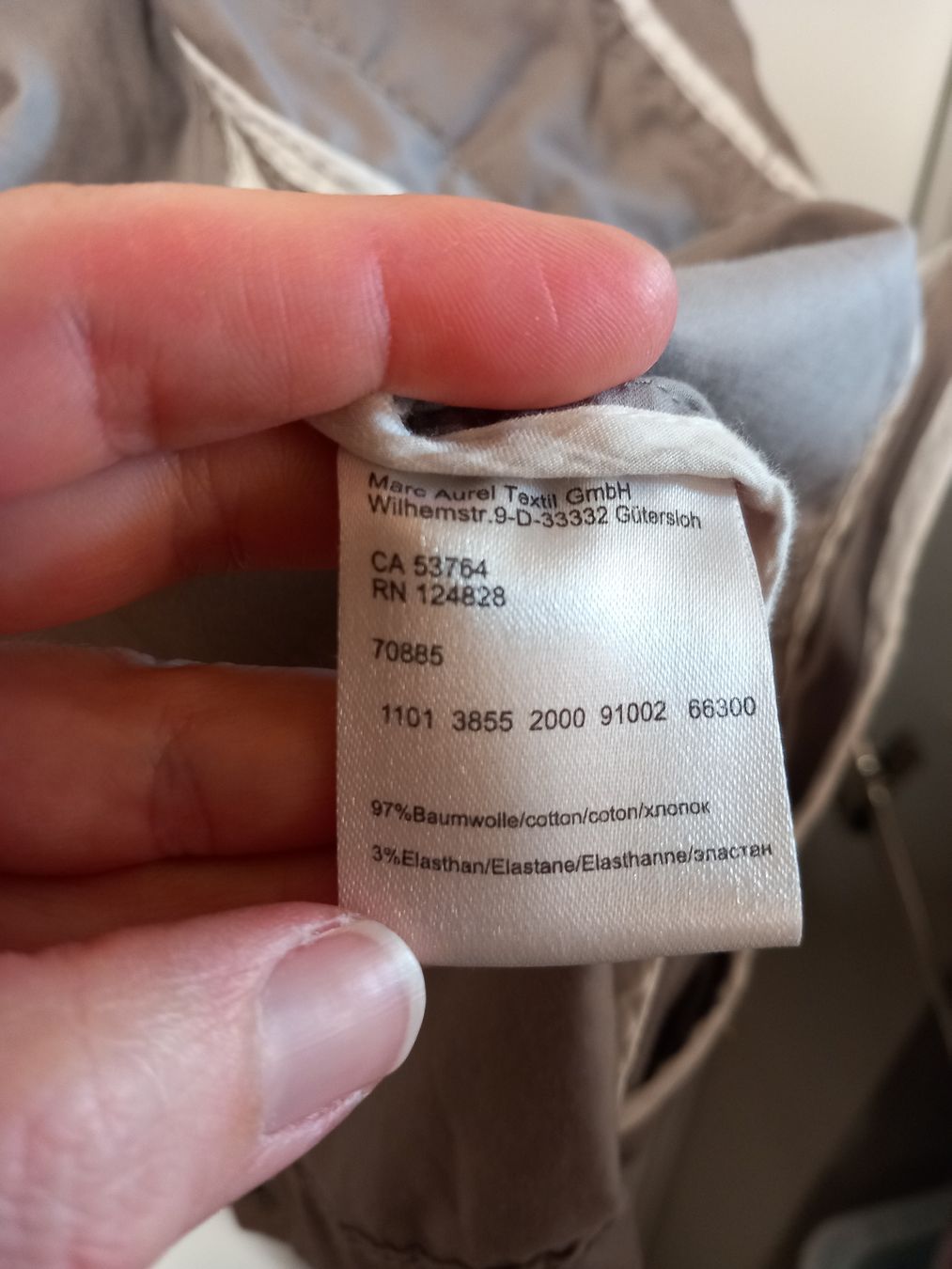 Giacche: Leichte Jacke Marc Aurel Gr.40 beige – Usato da Gwatt (Thun) venduto da umwelt-brocki 3