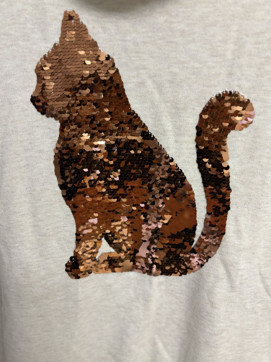 Maglioni & Felpe: Takko Pullover mit Pailletten-Katze, Grösse M/L, Top – Nuovo (secondo la descrizione) da Basel venduto da ann_7w6q 5