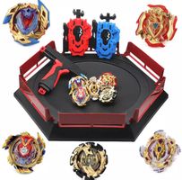 5 Beyblades mit 2 Launcher und Arena