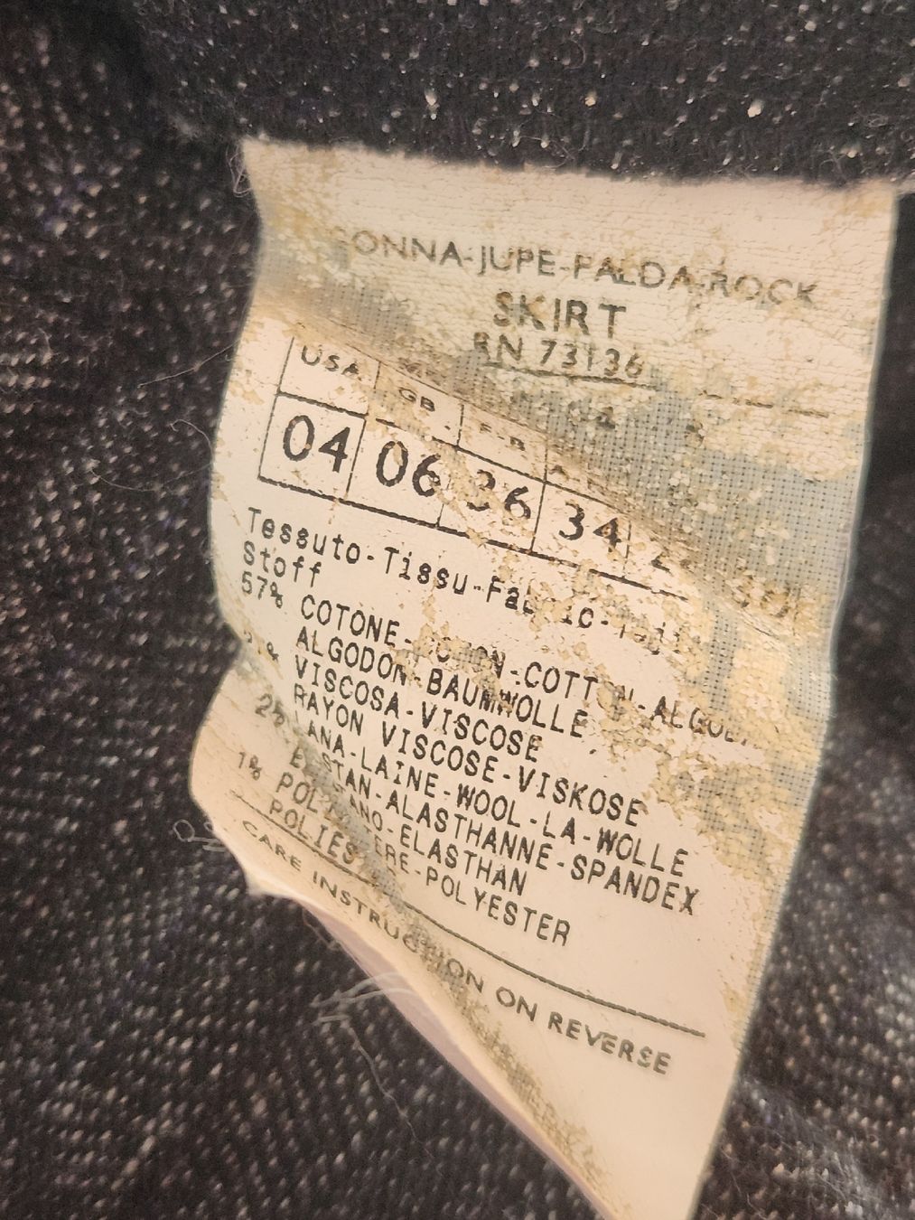 Jupes: Jupe MAX&CO. grise taille  S ( défauts) – D'occasion à Niedergösgen par Eva2410 6