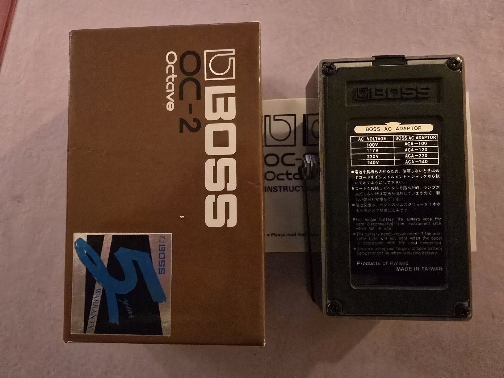 Boss Musikinstrumente: BOSS OC-2 OCTAVE ...RAR !!! – Gebraucht aus Zürich von Antiquedealer 5