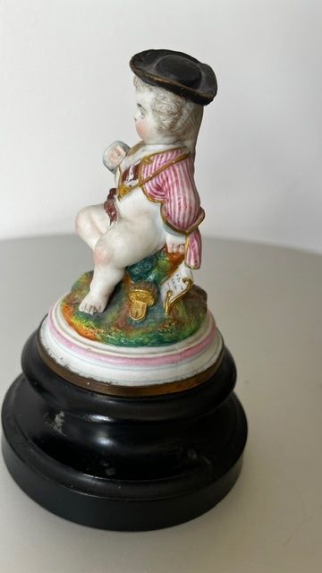 Statuette: Antikes Rokoko Kinderfigürchen, seltenes Sujet – Usato da Zürich venduto da Lepaperacine 4