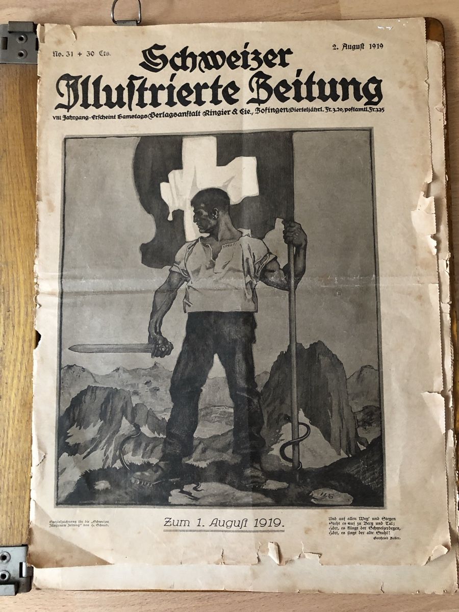 Riviste & Magazine: Schweizer Illustrierte 1919 – Usato da Worb venduto da Tyra07