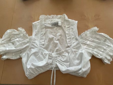 Dirndlbluse Landhaus weiss Grösse 36