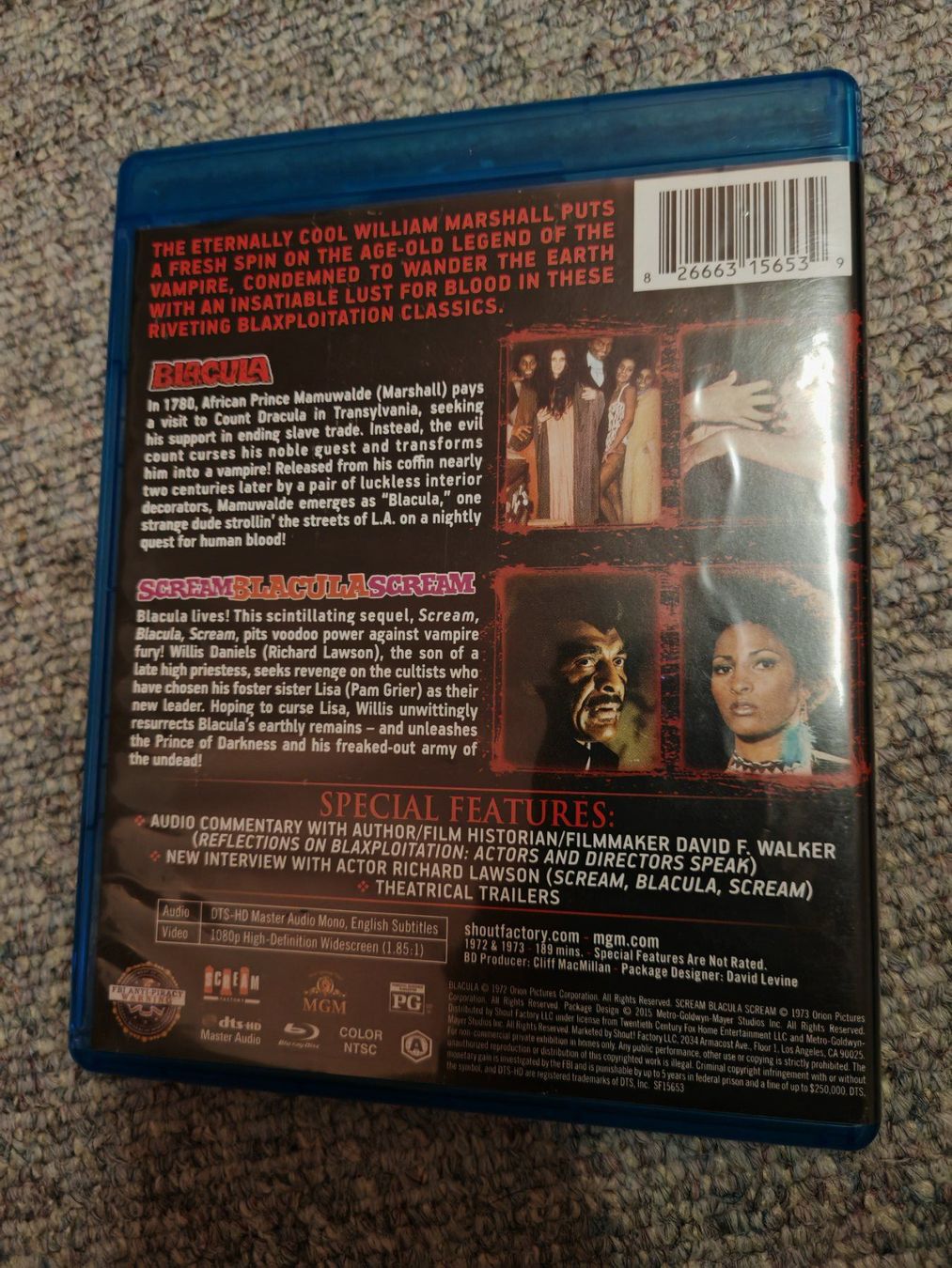 Tutti i DVDs: Blacula / Scream Blacula Scream - Blu-ray – Usato da Thun venduto da Kankii 1