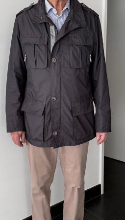 Herren-Outdoor-Jacke Bugatti dunkelgrau Grösse 48