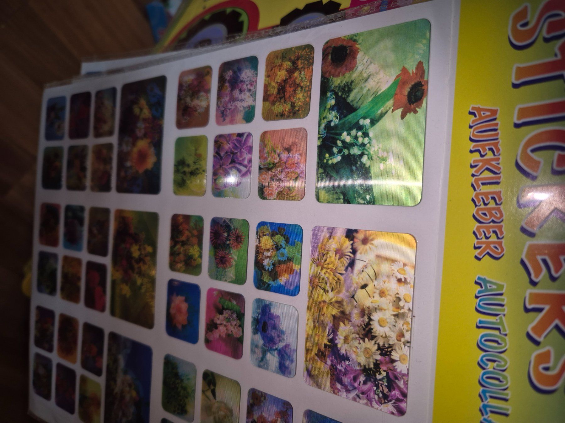 Sticker: 36  2D Blumen Stickers💐 – Nuovo e nell'imballaggio originale da Schwarzenburg venduto da flamingo1970 1