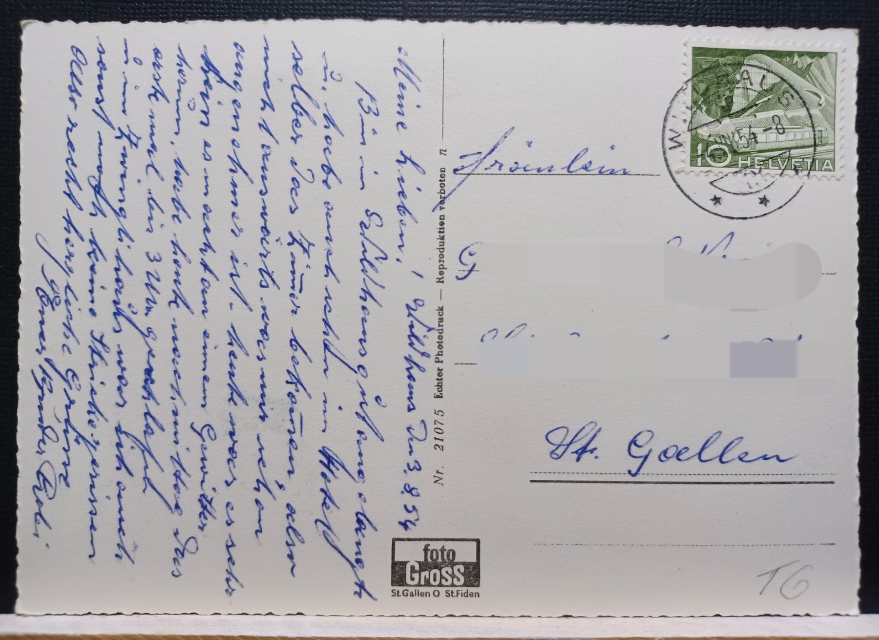 Cartoline postali: Gräppelensee, Toggenburg 48 – Usato da Aarau Rohr venduto da mgvw 3