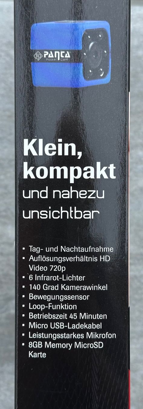 Action Cam: Panca Pocket Cam – Neu und originalverpackt aus Obstalden von Porco13 3