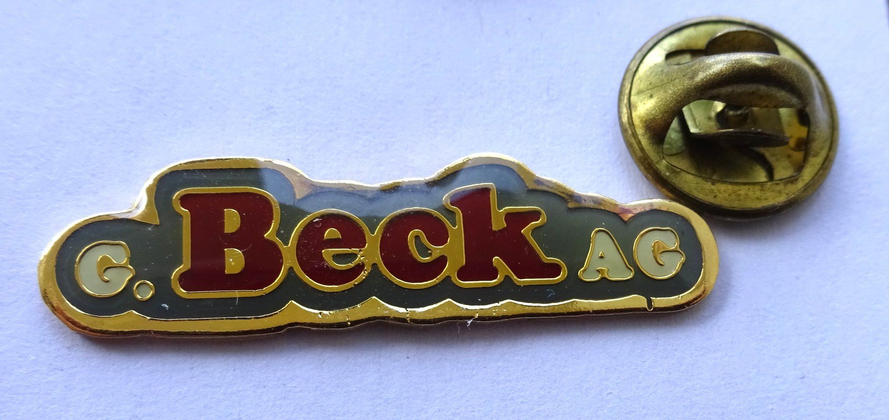 Placchette & Badge: Pin  G.  BECK  AG – Usato da Utzenstorf venduto da BUtter81