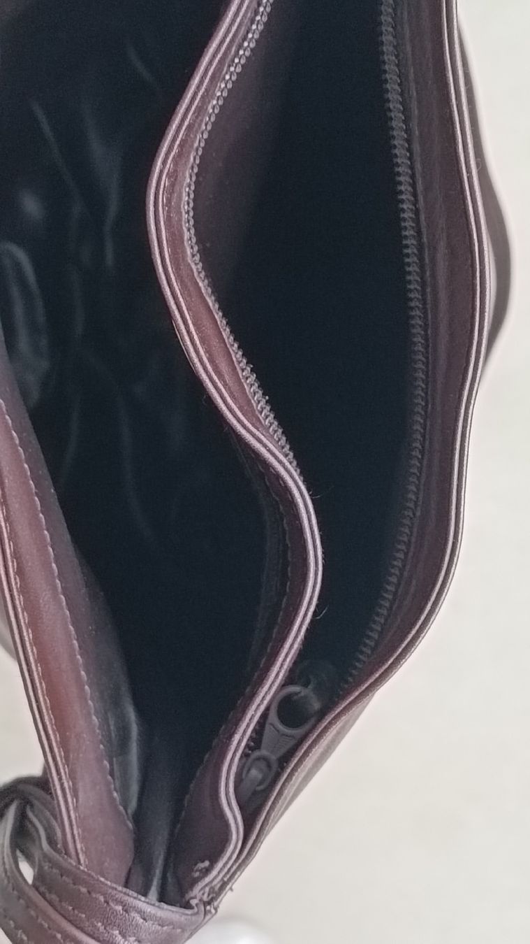 Taschen für Damen: Leder Handtasche, braun – Gebraucht aus Baden von zuppel 2