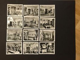12 Schwarzweiss Fotos von Schloss Hohenschwangau mit Abart
